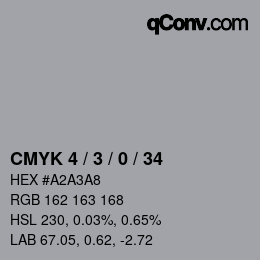 Color code: CMYK 4 / 3 / 0 / 34 | qconv.com