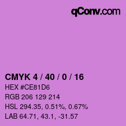 Color code: CMYK 4 / 40 / 0 / 16 | qconv.com