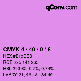 カラーコード: CMYK 4 / 40 / 0 / 8 | qconv.com