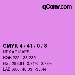 Color code: CMYK 4 / 41 / 0 / 8 | qconv.com