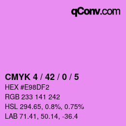 Color code: CMYK 4 / 42 / 0 / 5 | qconv.com