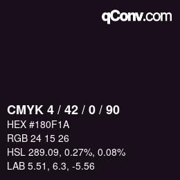 Color code: CMYK 4 / 42 / 0 / 90 | qconv.com