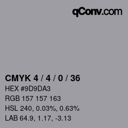 Color code: CMYK 4 / 4 / 0 / 36 | qconv.com