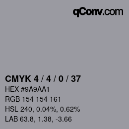 Color code: CMYK 4 / 4 / 0 / 37 | qconv.com