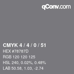 Color code: CMYK 4 / 4 / 0 / 51 | qconv.com