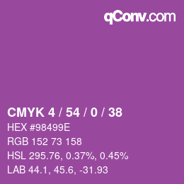 Farbcode: CMYK 4 / 54 / 0 / 38 | qconv.com