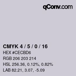 Color code: CMYK 4 / 5 / 0 / 16 | qconv.com