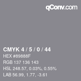 Color code: CMYK 4 / 5 / 0 / 44 | qconv.com