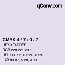 Color code: CMYK 4 / 7 / 0 / 7 | qconv.com