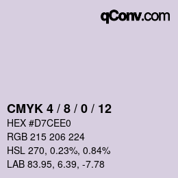 Color code: CMYK 4 / 8 / 0 / 12 | qconv.com