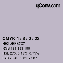 Color code: CMYK 4 / 8 / 0 / 22 | qconv.com