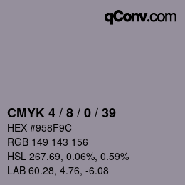 Color code: CMYK 4 / 8 / 0 / 39 | qconv.com