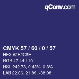 カラーコード: CMYK 57 / 60 / 0 / 57 | qconv.com