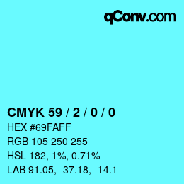 Color code: CMYK 59 / 2 / 0 / 0 | qconv.com