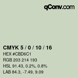 Color code: CMYK 5 / 0 / 10 / 16 | qconv.com