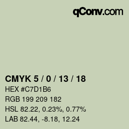 Color code: CMYK 5 / 0 / 13 / 18 | qconv.com