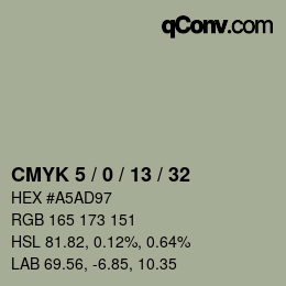 Color code: CMYK 5 / 0 / 13 / 32 | qconv.com