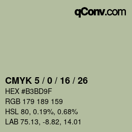 Color code: CMYK 5 / 0 / 16 / 26 | qconv.com