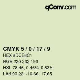 Color code: CMYK 5 / 0 / 17 / 9 | qconv.com