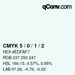 Color code: CMYK 5 / 0 / 1 / 2 | qconv.com