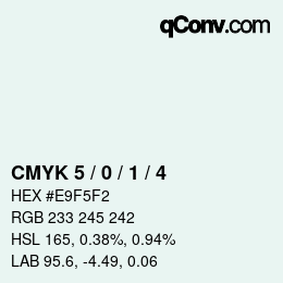 Color code: CMYK 5 / 0 / 1 / 4 | qconv.com