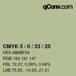 Color code: CMYK 5 / 0 / 23 / 25 | qconv.com