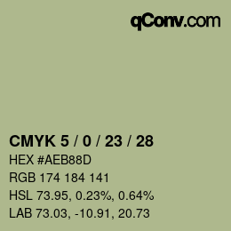 Color code: CMYK 5 / 0 / 23 / 28 | qconv.com
