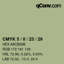 Color code: CMYK 5 / 0 / 23 / 29 | qconv.com