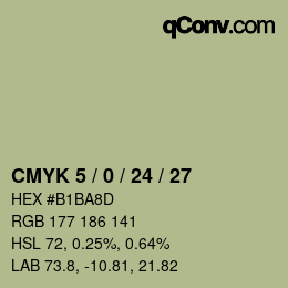 Color code: CMYK 5 / 0 / 24 / 27 | qconv.com