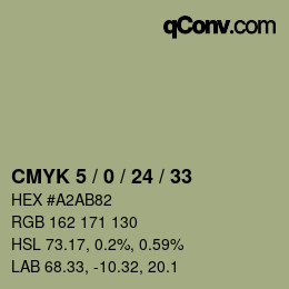 颜色代码: CMYK 5 / 0 / 24 / 33 | qconv.com