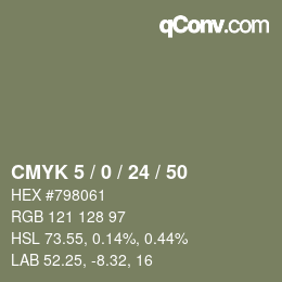 Color code: CMYK 5 / 0 / 24 / 50 | qconv.com