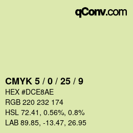 カラーコード: CMYK 5 / 0 / 25 / 9 | qconv.com
