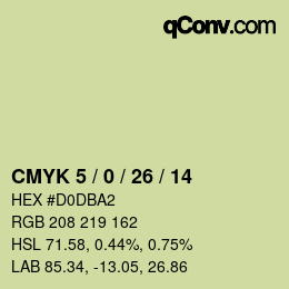 Color code: CMYK 5 / 0 / 26 / 14 | qconv.com