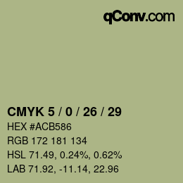 Color code: CMYK 5 / 0 / 26 / 29 | qconv.com