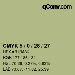 カラーコード: CMYK 5 / 0 / 28 / 27 | qconv.com