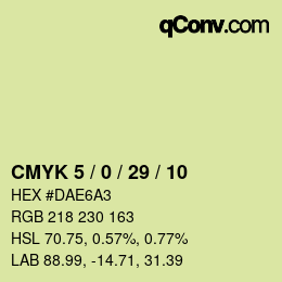 Color code: CMYK 5 / 0 / 29 / 10 | qconv.com