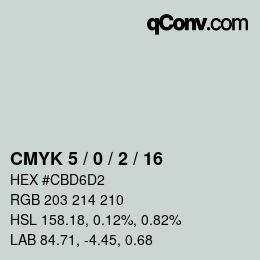 Color code: CMYK 5 / 0 / 2 / 16 | qconv.com