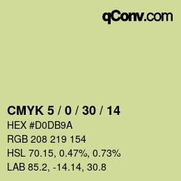 Color code: CMYK 5 / 0 / 30 / 14 | qconv.com