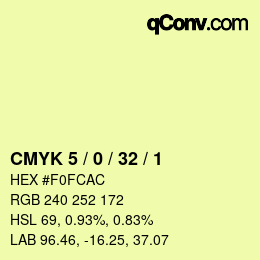 Color code: CMYK 5 / 0 / 32 / 1 | qconv.com