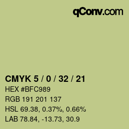 Color code: CMYK 5 / 0 / 32 / 21 | qconv.com