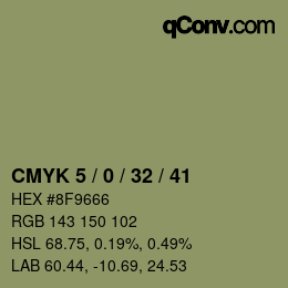 Color code: CMYK 5 / 0 / 32 / 41 | qconv.com