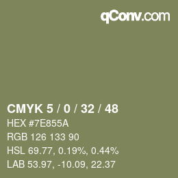 Color code: CMYK 5 / 0 / 32 / 48 | qconv.com