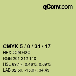カラーコード: CMYK 5 / 0 / 34 / 17 | qconv.com