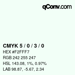 Color code: CMYK 5 / 0 / 3 / 0 | qconv.com