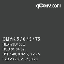 Color code: CMYK 5 / 0 / 3 / 75 | qconv.com