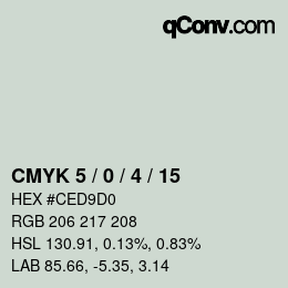 Color code: CMYK 5 / 0 / 4 / 15 | qconv.com