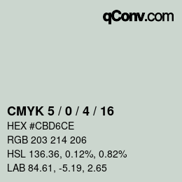 Color code: CMYK 5 / 0 / 4 / 16 | qconv.com