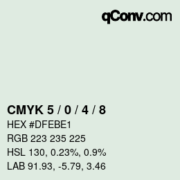 Color code: CMYK 5 / 0 / 4 / 8 | qconv.com