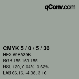 Color code: CMYK 5 / 0 / 5 / 36 | qconv.com