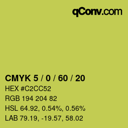 Color code: CMYK 5 / 0 / 60 / 20 | qconv.com